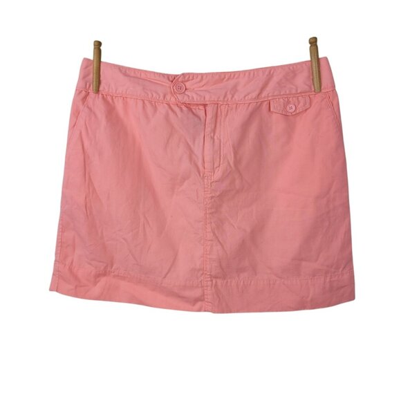 Sonoma Skort Size 16 Skirt Khaki Tan Shorts Pink Peach Pockets Womens - Picture 1 of 6